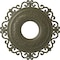 Ekena Millwork Orrington Ceiling Medallion (Fits Canopies up to 6 1/4"), 22"OD x 6 1/4"ID x 1 3/4"P, Painted Turtle CM22ORPTF - alternate 1